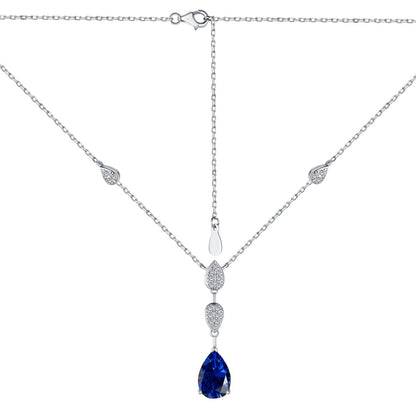 [RAFFINE]Collar deslumbrante con corte de pera