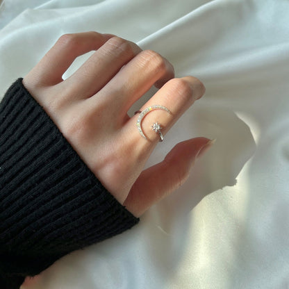 [Raffine]Ewigkeitsring mit Mond und Stern