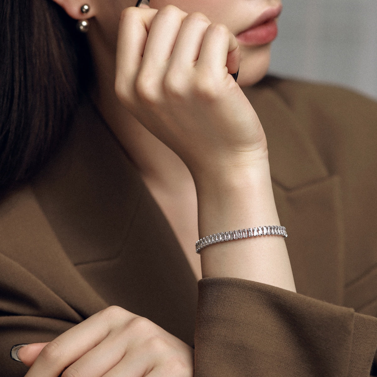 [RAFFINE]Exquisite Emerald Cut Daily Bracelet