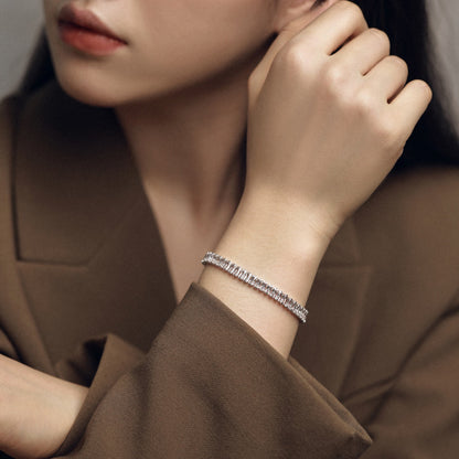 [RAFFINE]Exquisite Emerald Cut Daily Bracelet