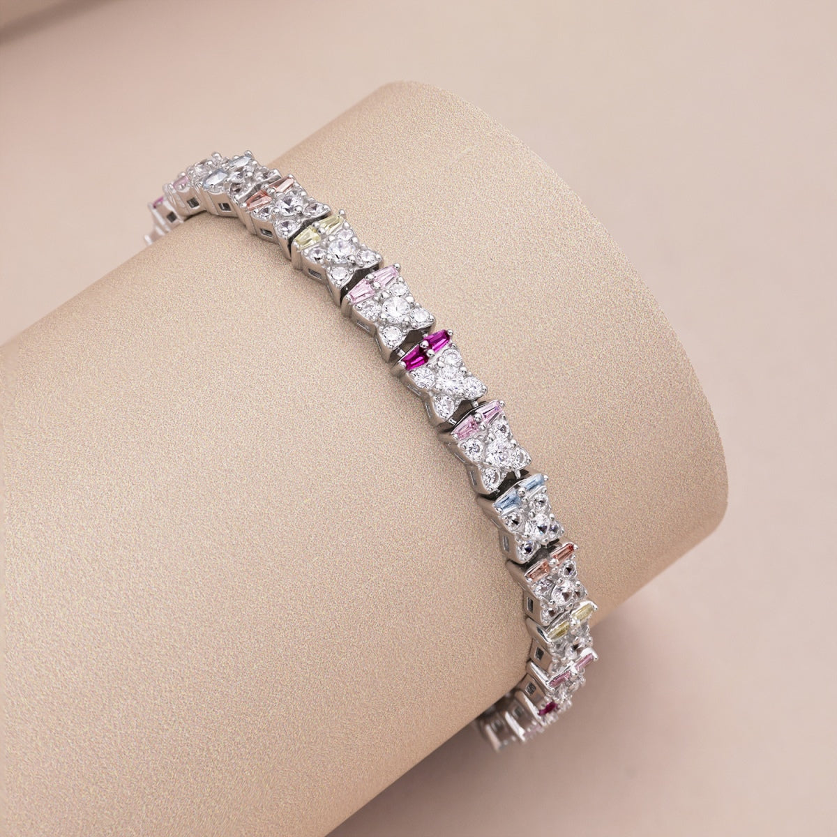 [RAFFINE]Unique Colorful Flower Shape Daily Bracelet