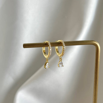 [RAFFINE]Luxurious Geometric Drop Earrings