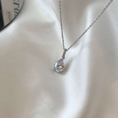 [RAFFINE]Delicado collar de moda con forma de gota de agua