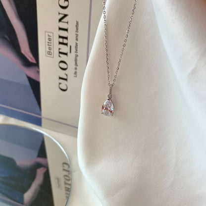 [RAFFINE]Delicado collar de moda con forma de gota de agua