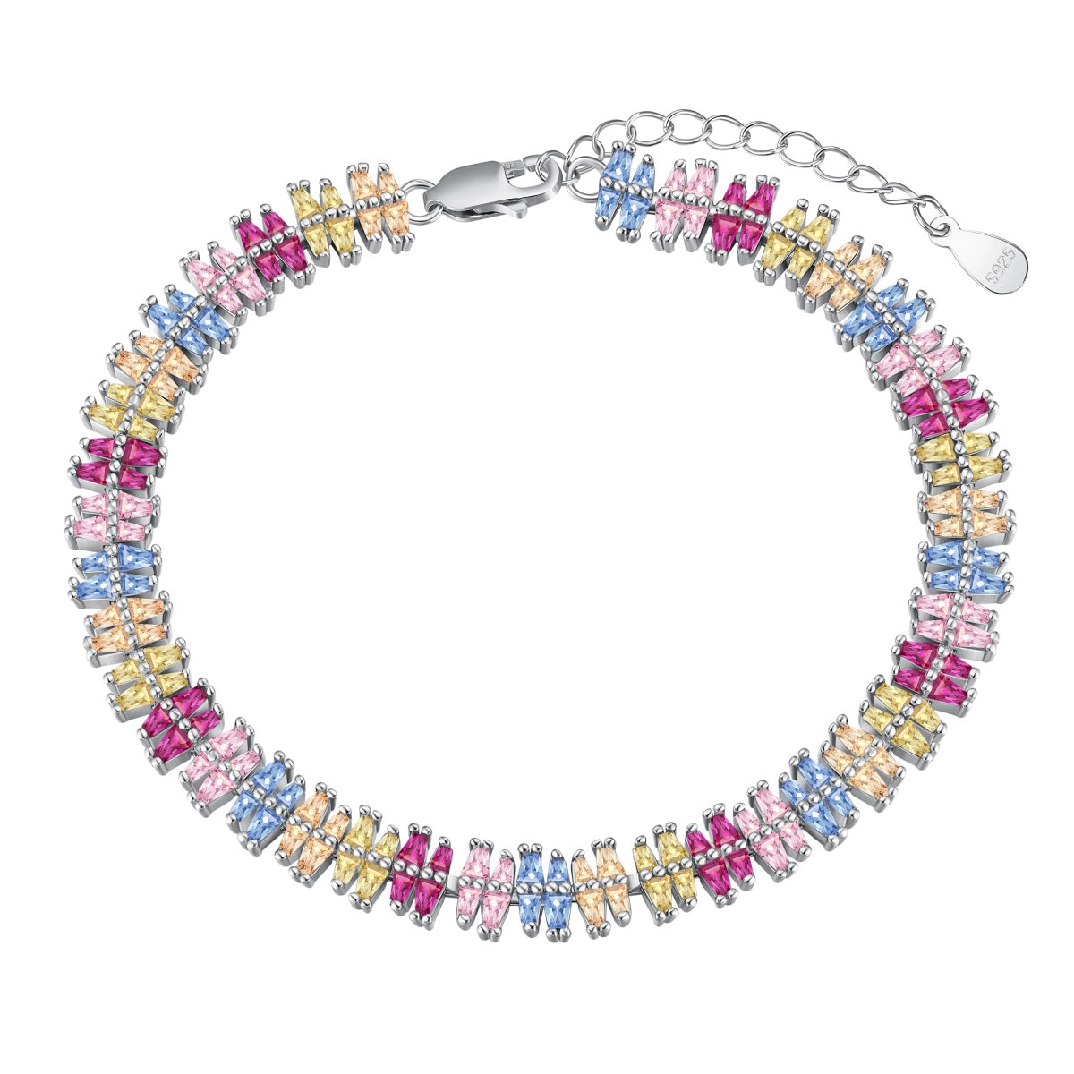 [RAFFINE]Sparkling Exquisite Multi Cut Party Bracelet