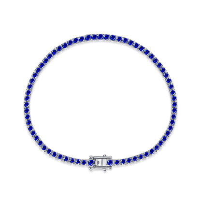 [RAFFINE] Pulsera diaria deslumbrante con corte redondo colorido