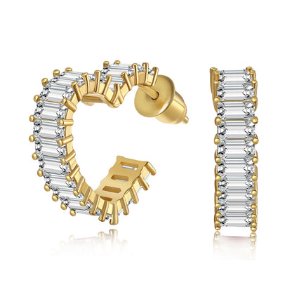 [RAFFINE]Pendientes de corazón radiante recortado
