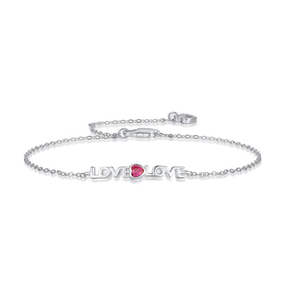 [RAFFINE]Pulsera romántica con forma de corazón para enamorados