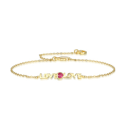 [RAFFINE]Pulsera romántica con forma de corazón para enamorados