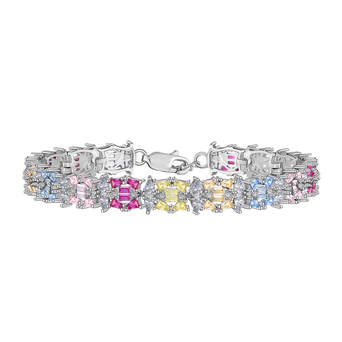 [RAFFINE]Delicate Colorful Multi Cut Party Bracelet