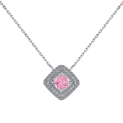[RAFFINE]Collar brillante de corte Asscher