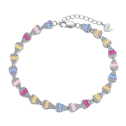 [RAFFINE]Pulsera diaria con forma de gota de agua radiante