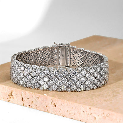 [RAFFINE]Ornate Elegant Round Cut Party Bracelet
