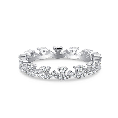 [RAFFINE]Elegant Resplendent Round Shape Party Ring