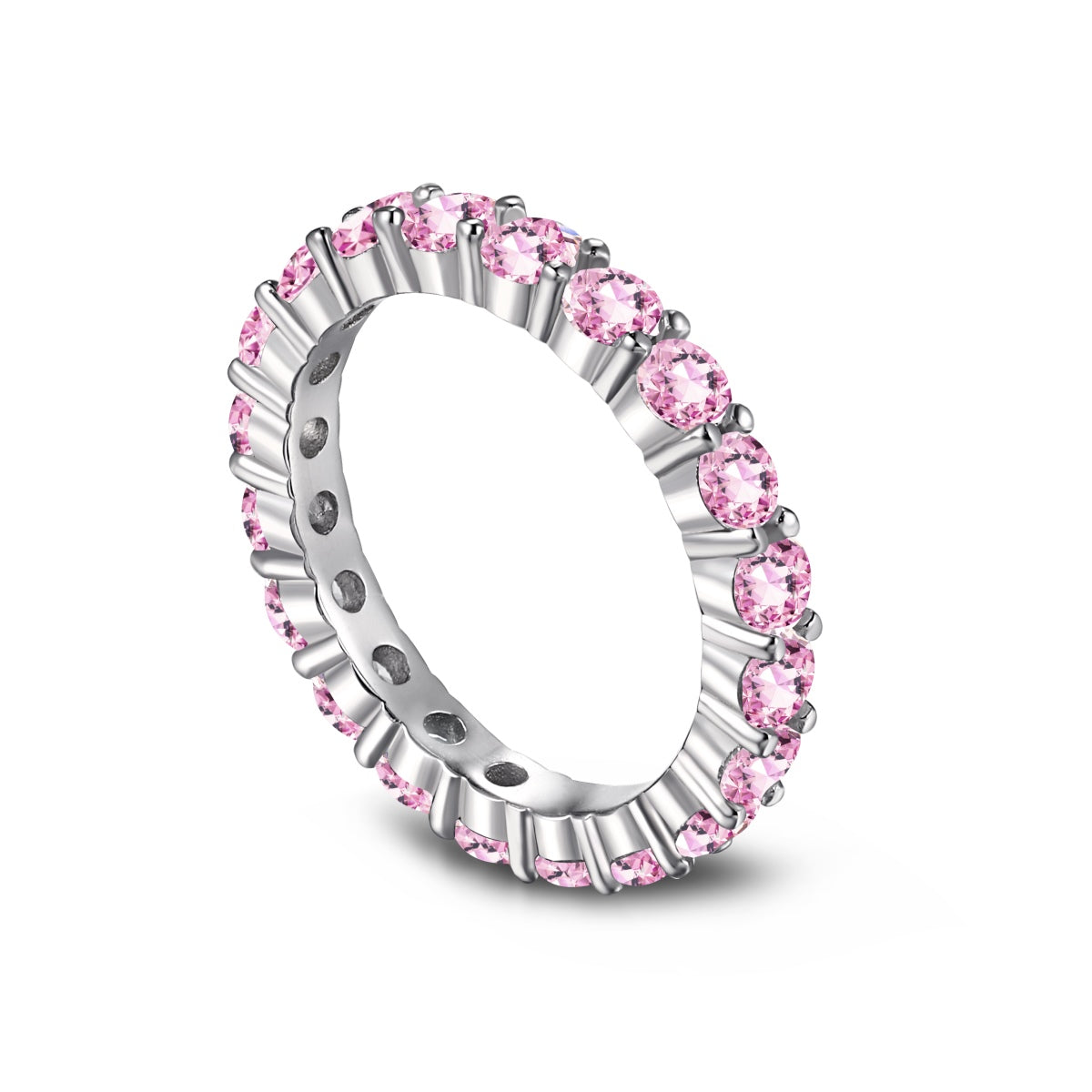 [RAFFINE]Sparkling Round Cut Tennis Ring