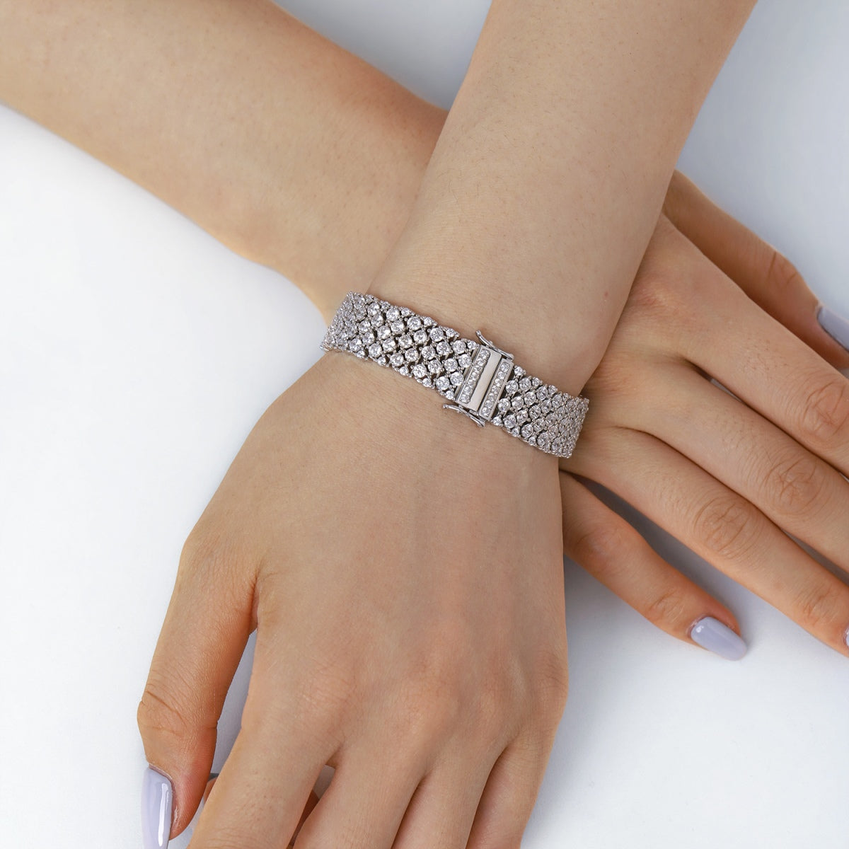 [RAFFINE]Ornate Elegant Round Cut Party Bracelet