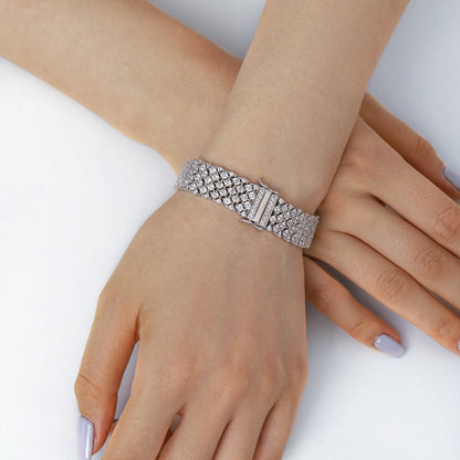 [RAFFINE]Ornate Elegant Round Cut Party Bracelet