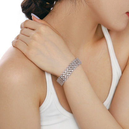 [RAFFINE]Ornate Elegant Round Cut Party Bracelet