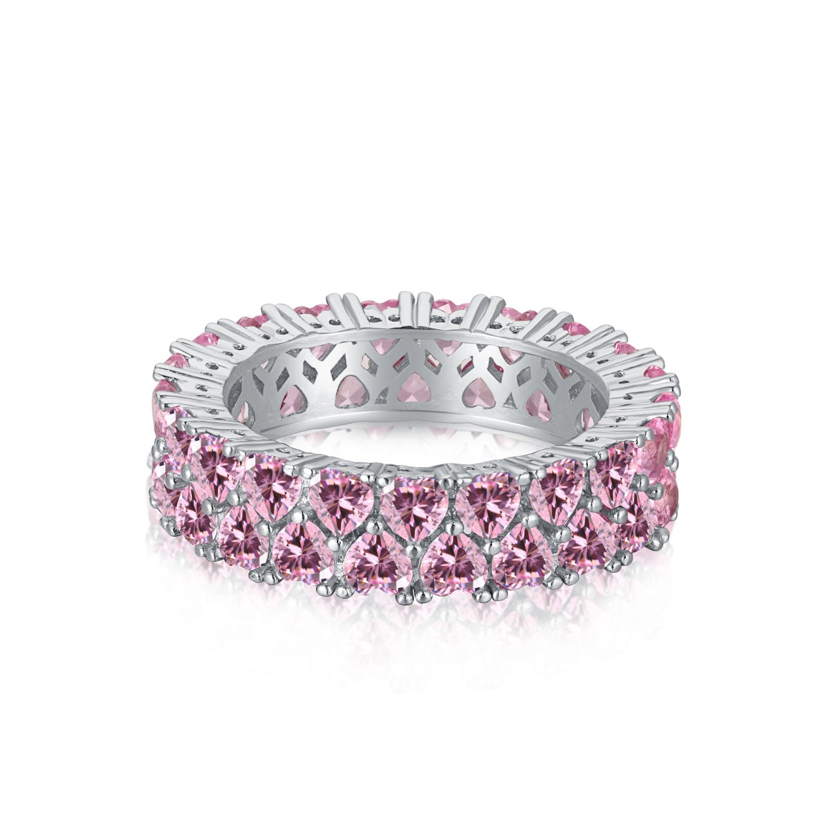[RAFFINE]Sparkling Full Heart Ring