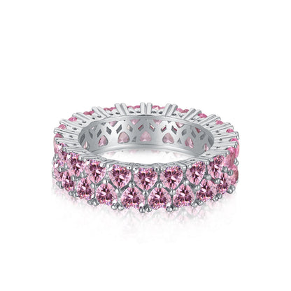 [RAFFINE]Sparkling Full Heart Ring