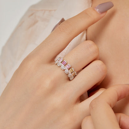 [RAFFINE]Gorgeous Radiant Cut Daily Ring
