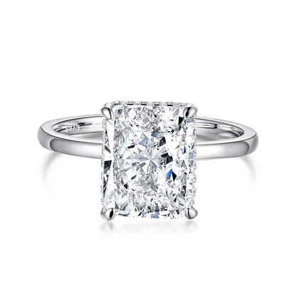 [RAFFINE]4.0 Carat Ornate Enchanting Radiand Cut Banquet Ring