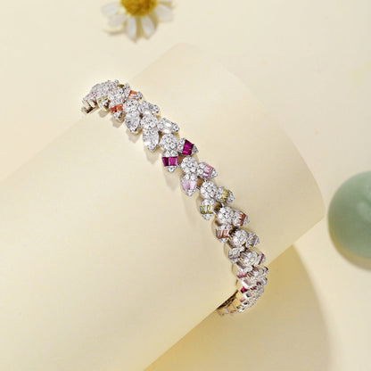 [RAFFINE]Pulsera diaria con delicada y exquisita forma de flor