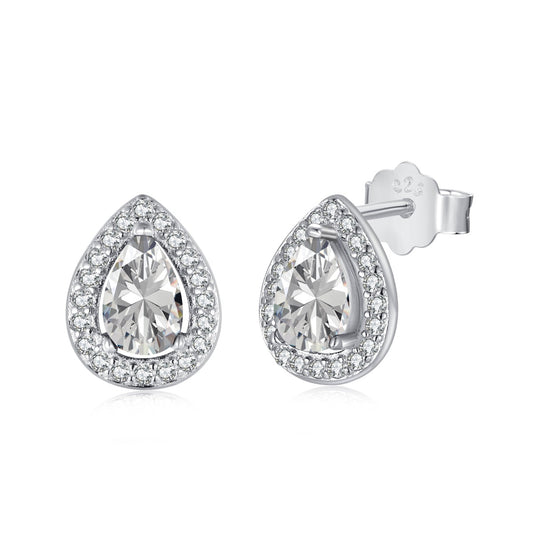 [RAFFINE]Pendientes lujosos con forma de gota de agua