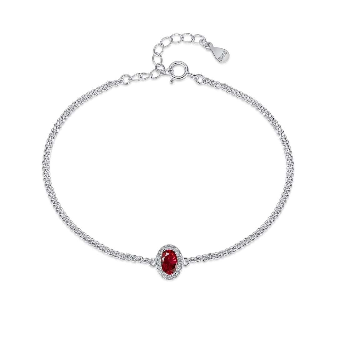 [RAFFINE]Exquisita pulsera de forma ovalada