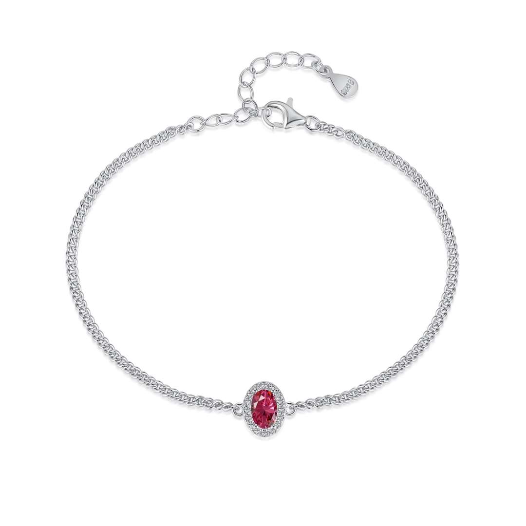 [RAFFINE]Exquisita pulsera de forma ovalada