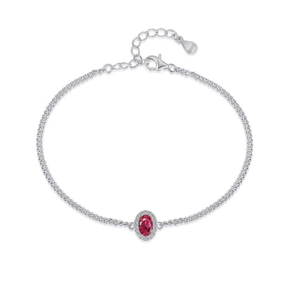 [RAFFINE]Exquisita pulsera de forma ovalada