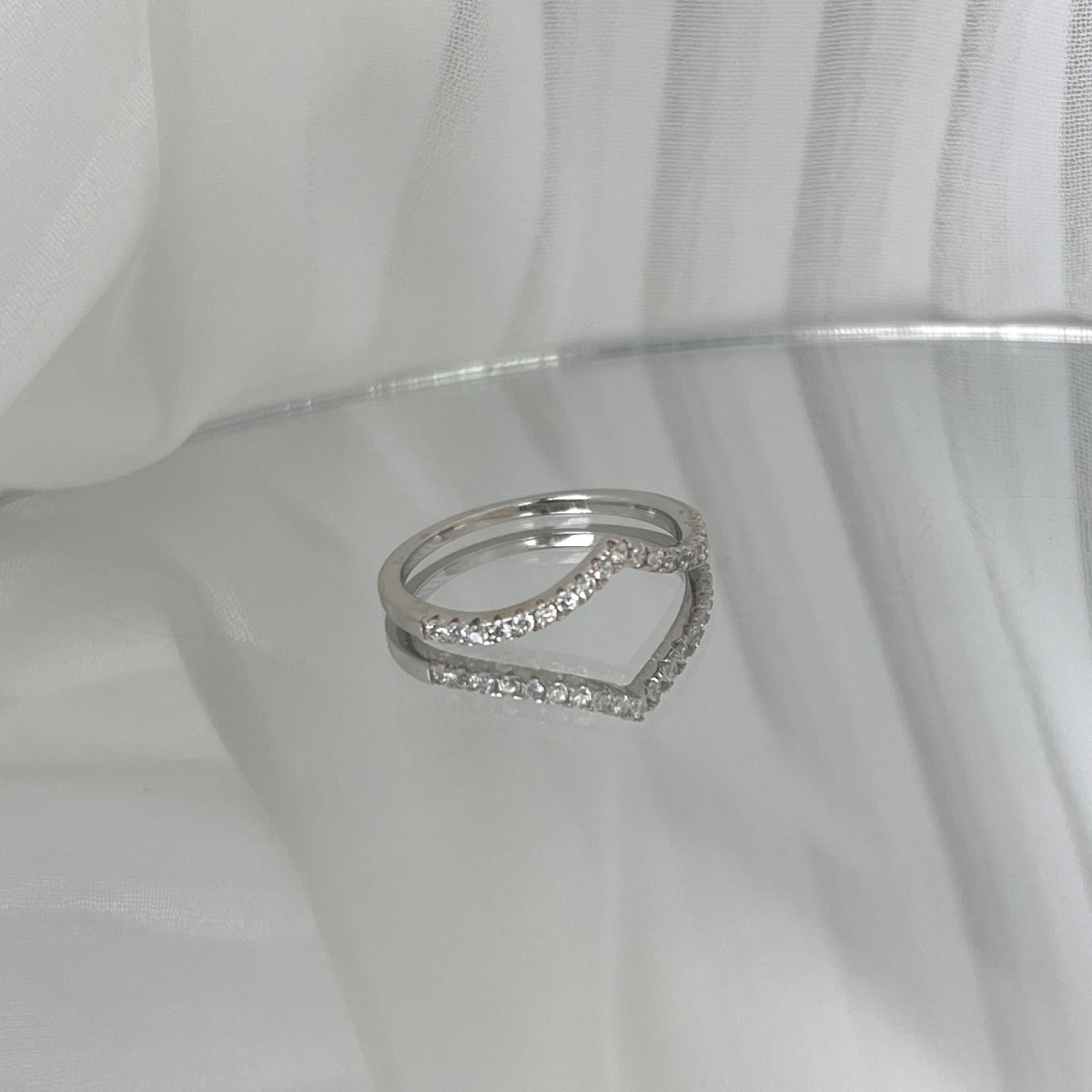[RAFFINE]Elaborate Tennis Band Ring