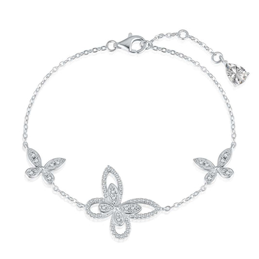[RAFFINE]Pulsera delicada con colgante de mariposa
