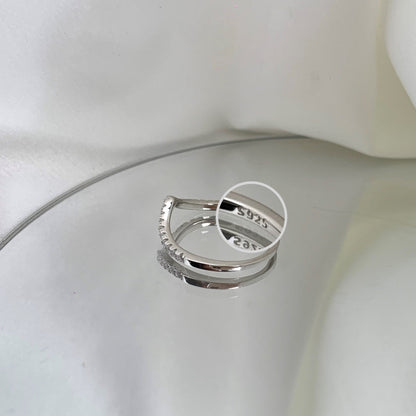 [RAFFINE]Elaborate Tennis Band Ring