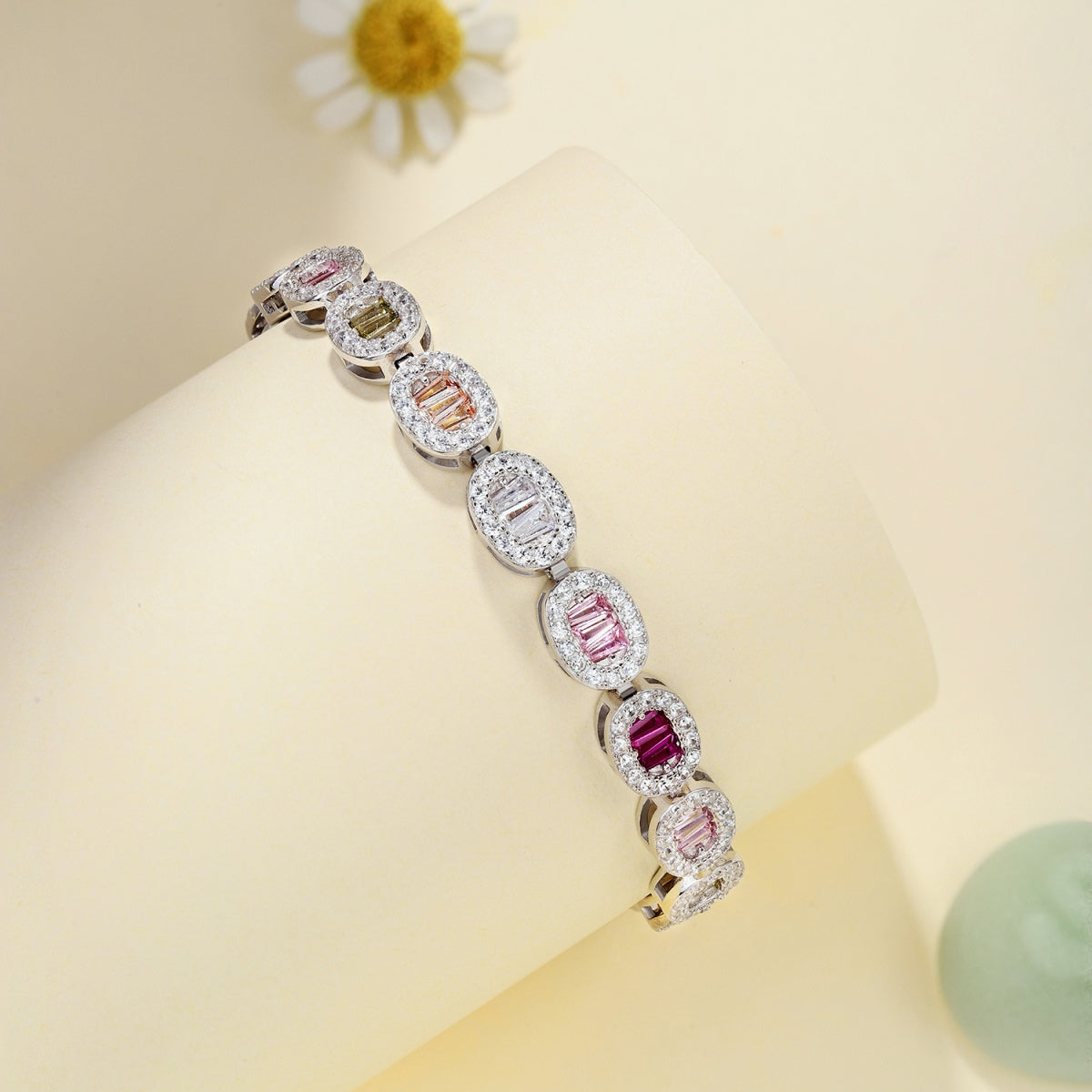 [RAFFINE]Exquisite Ornate Emerald Cut Daily Bracelet