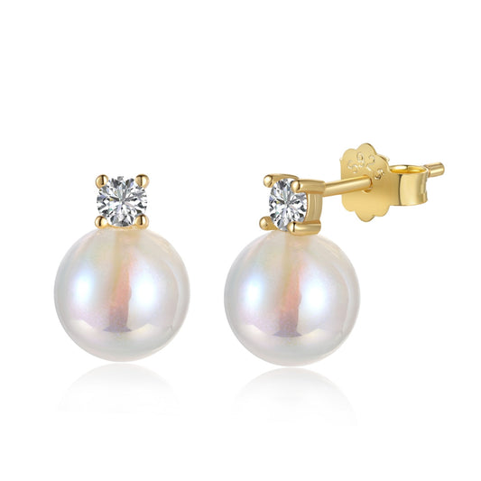 [RAFFINE]Pendientes de perlas de sirena sinfónica