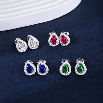 [RAFFINE]Pendientes lujosos con forma de gota de agua