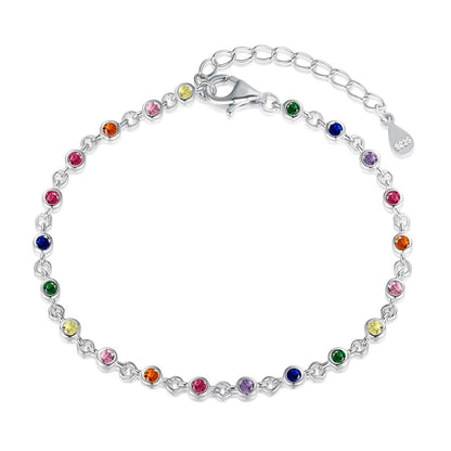 [RAFFINE]Colorful Bead Array Bracelet