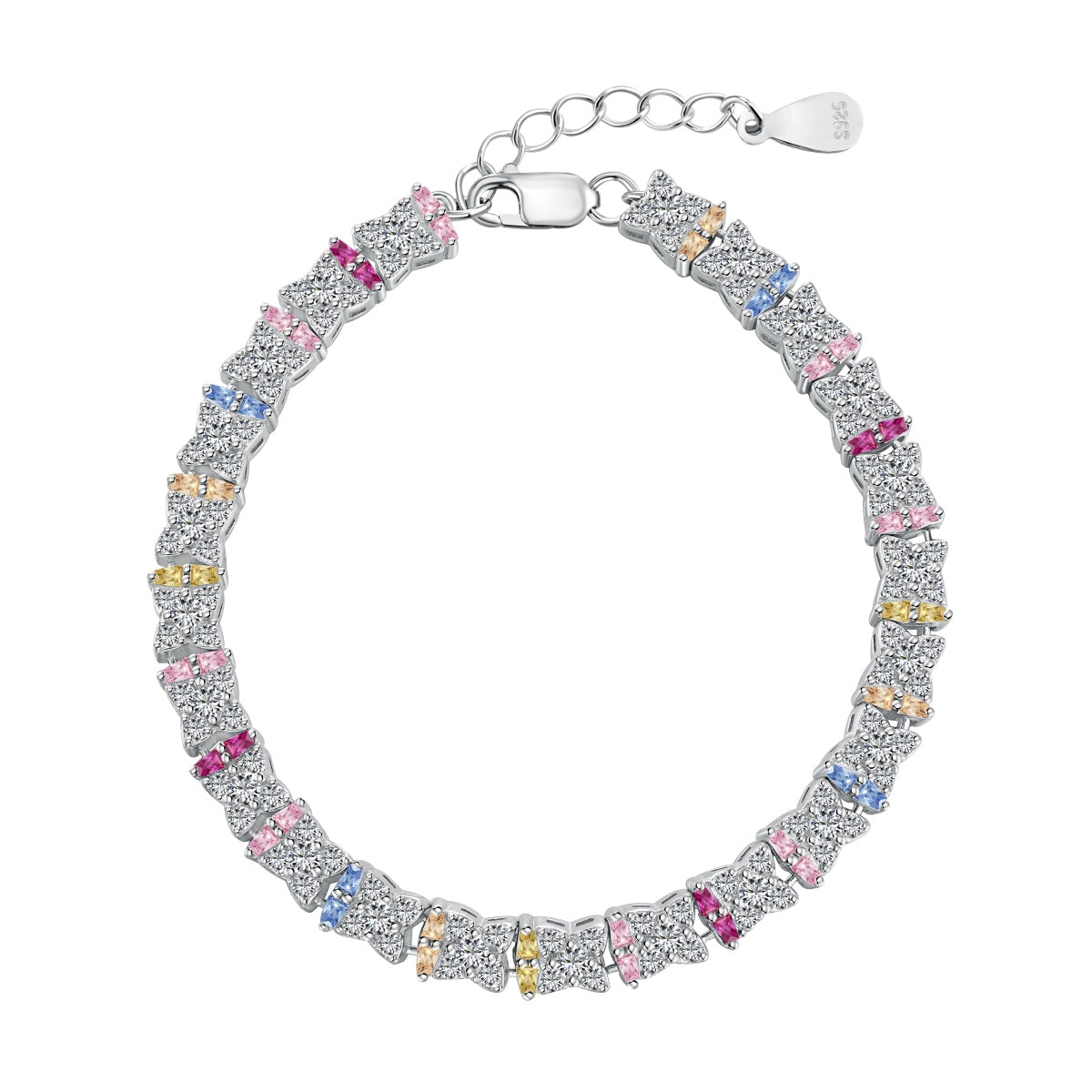 [RAFFINE]Unique Colorful Flower Shape Daily Bracelet