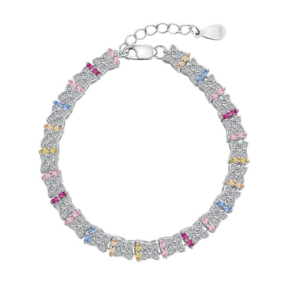 [RAFFINE]Unique Colorful Flower Shape Daily Bracelet