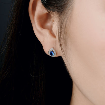 [RAFFINE]Pendientes lujosos con forma de gota de agua