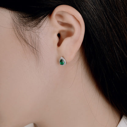 [RAFFINE]Pendientes lujosos con forma de gota de agua