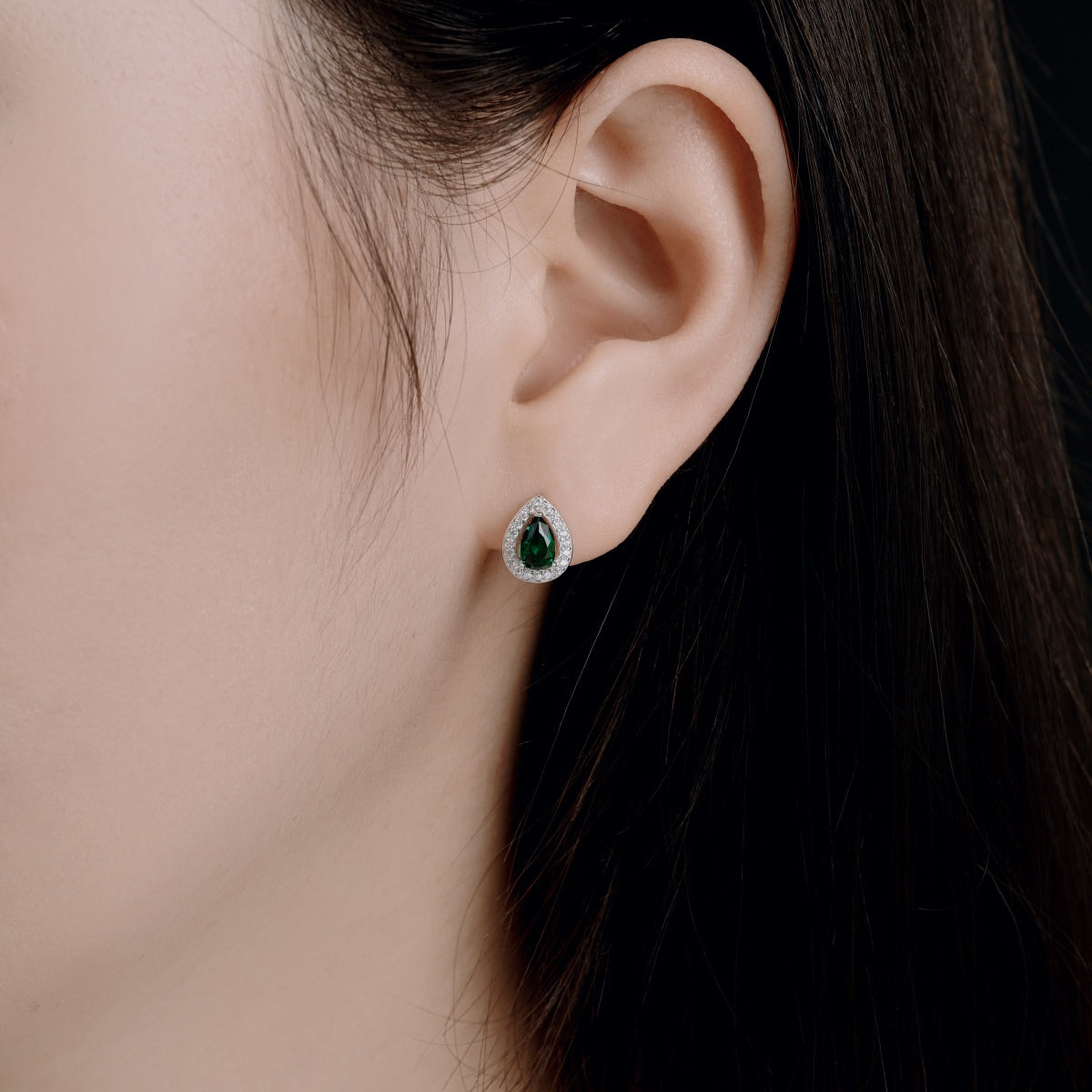 [RAFFINE]Pendientes lujosos con forma de gota de agua
