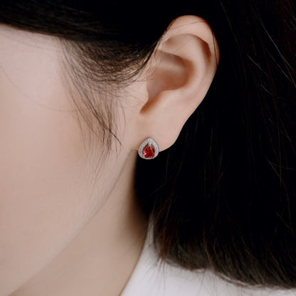 [RAFFINE]Pendientes lujosos con forma de gota de agua