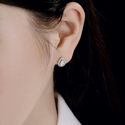 [RAFFINE]Pendientes lujosos con forma de gota de agua