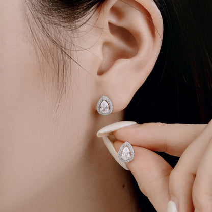[RAFFINE]Pendientes lujosos con forma de gota de agua