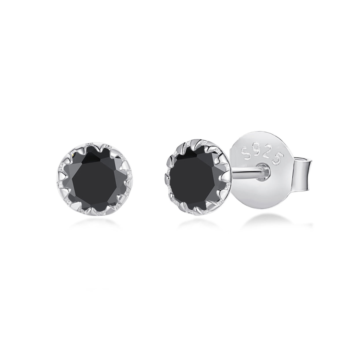 [RAFFINE]Sparkling Colorful Round Shape Earrings
