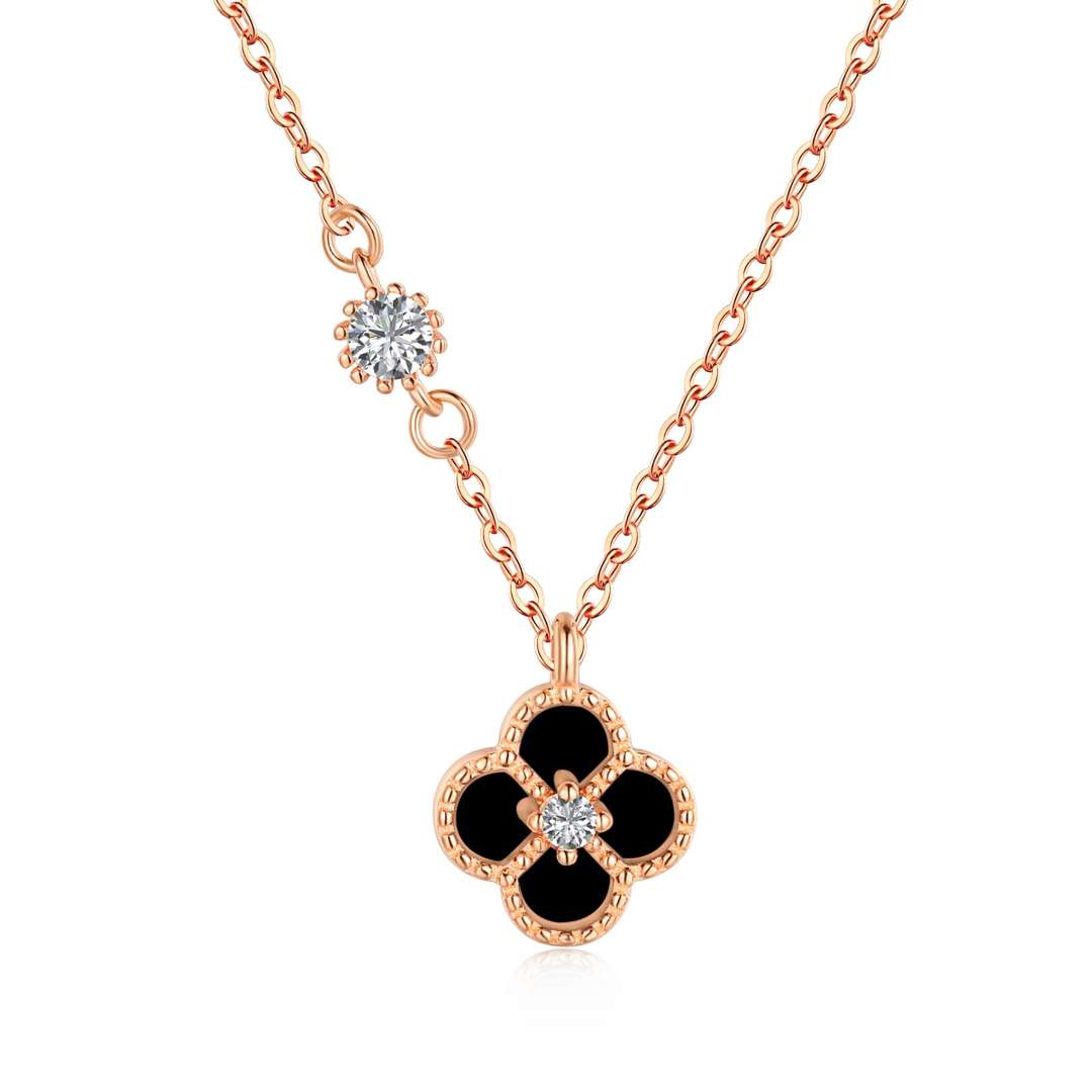 [RAFFINE]Collar delicado con forma de flor