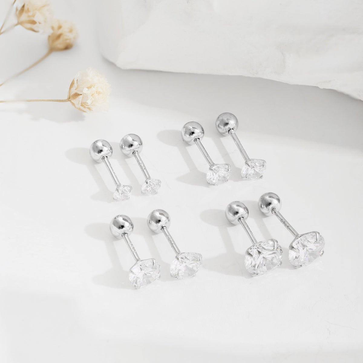 [RAFFINE]Pendientes únicos con forma de U en forma de oreja
