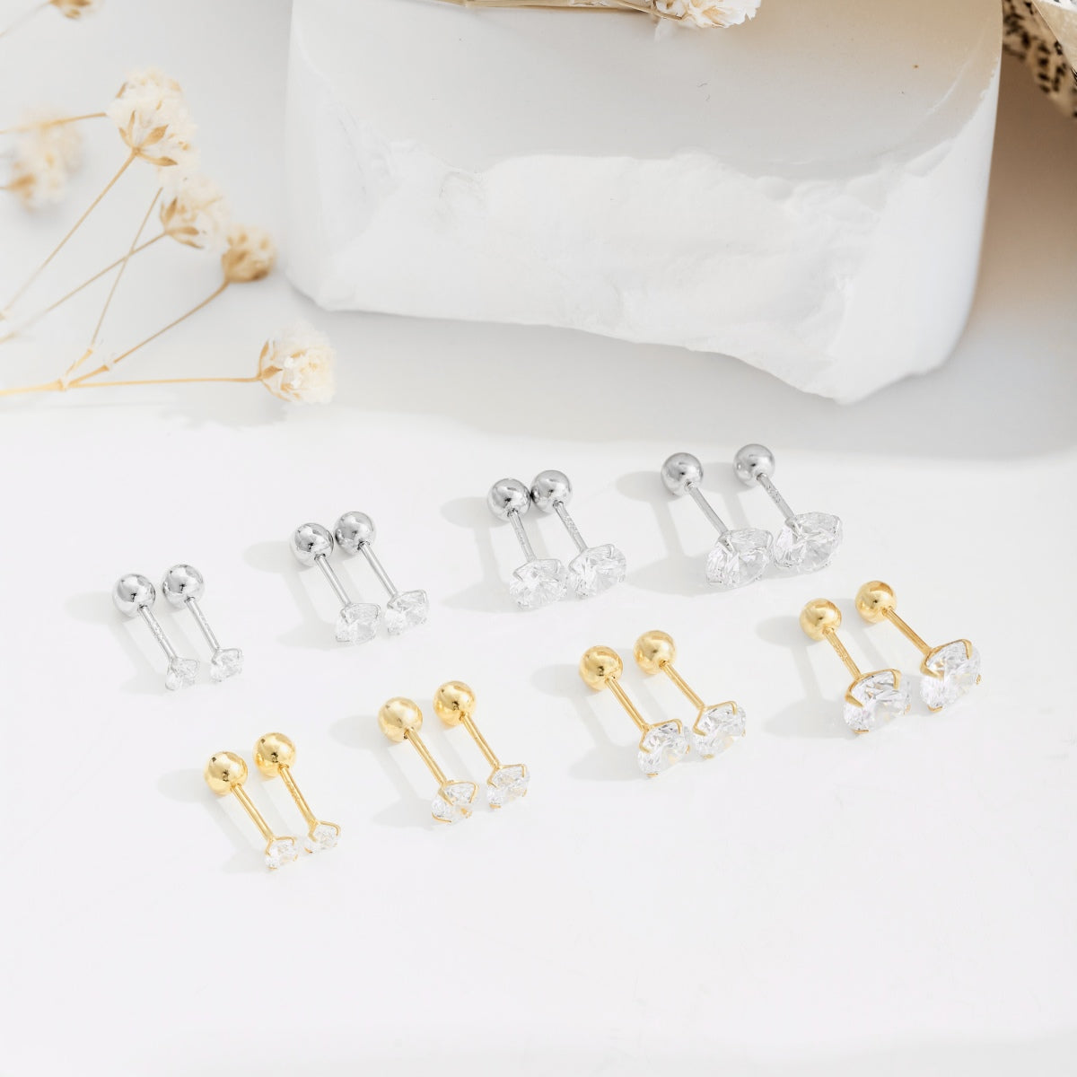 [RAFFINE]Pendientes únicos con forma de U en forma de oreja